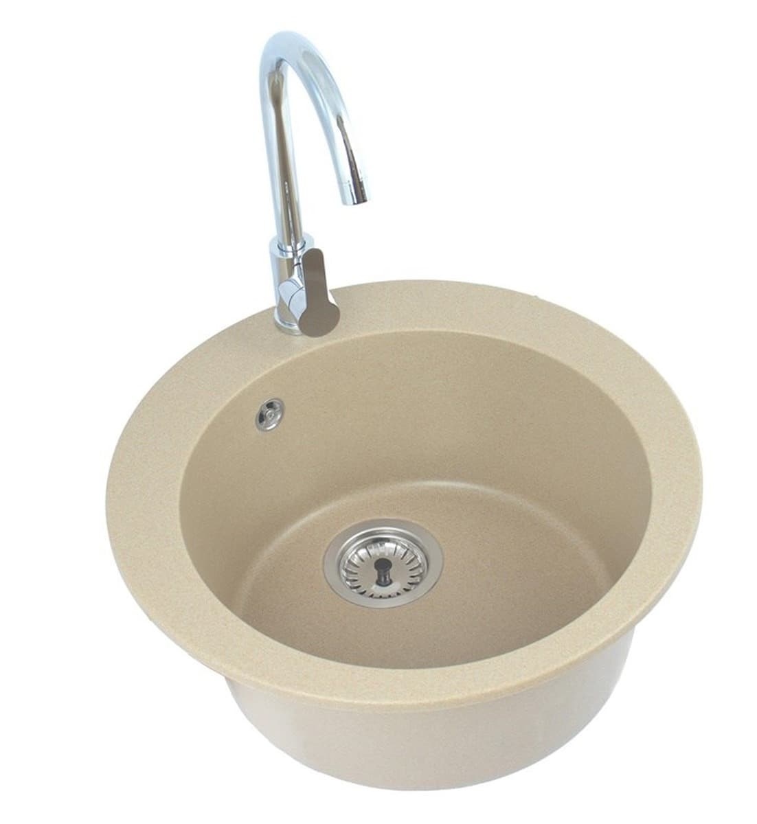 Zlew kuchenny Victoria 55 cm z mieszaczem Sen