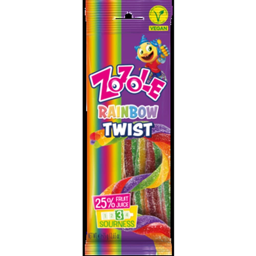 Żelki zozole rainbow twist 75g Mieszko