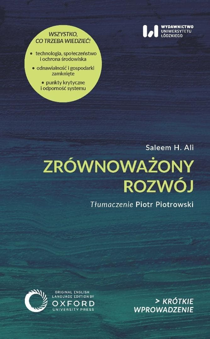 Zrównoważony rozwój Saleem H. Ali książka