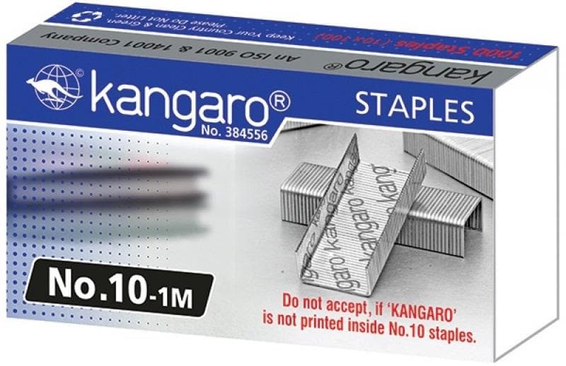 Zszywki nr 10-1M Kangaro 1000 sztuk