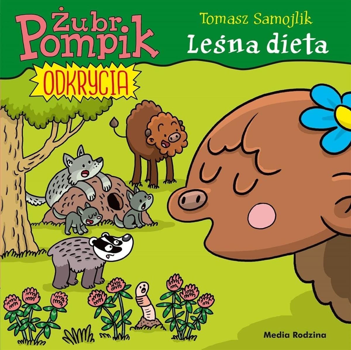 Żubr Pompik Leśna dieta - Leśna dieta 6 - Tomasz Samojlik