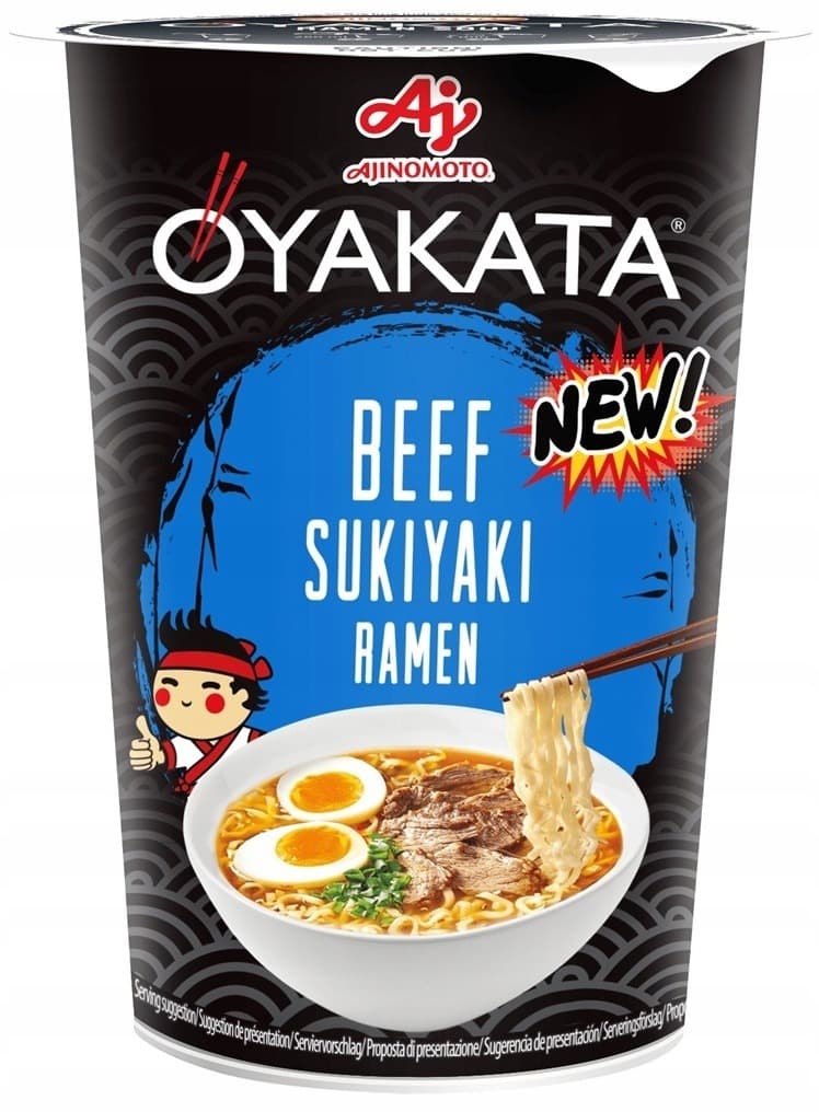 Oyakata Soup Cup Beef Sukiyaki Ramen 63,5 g