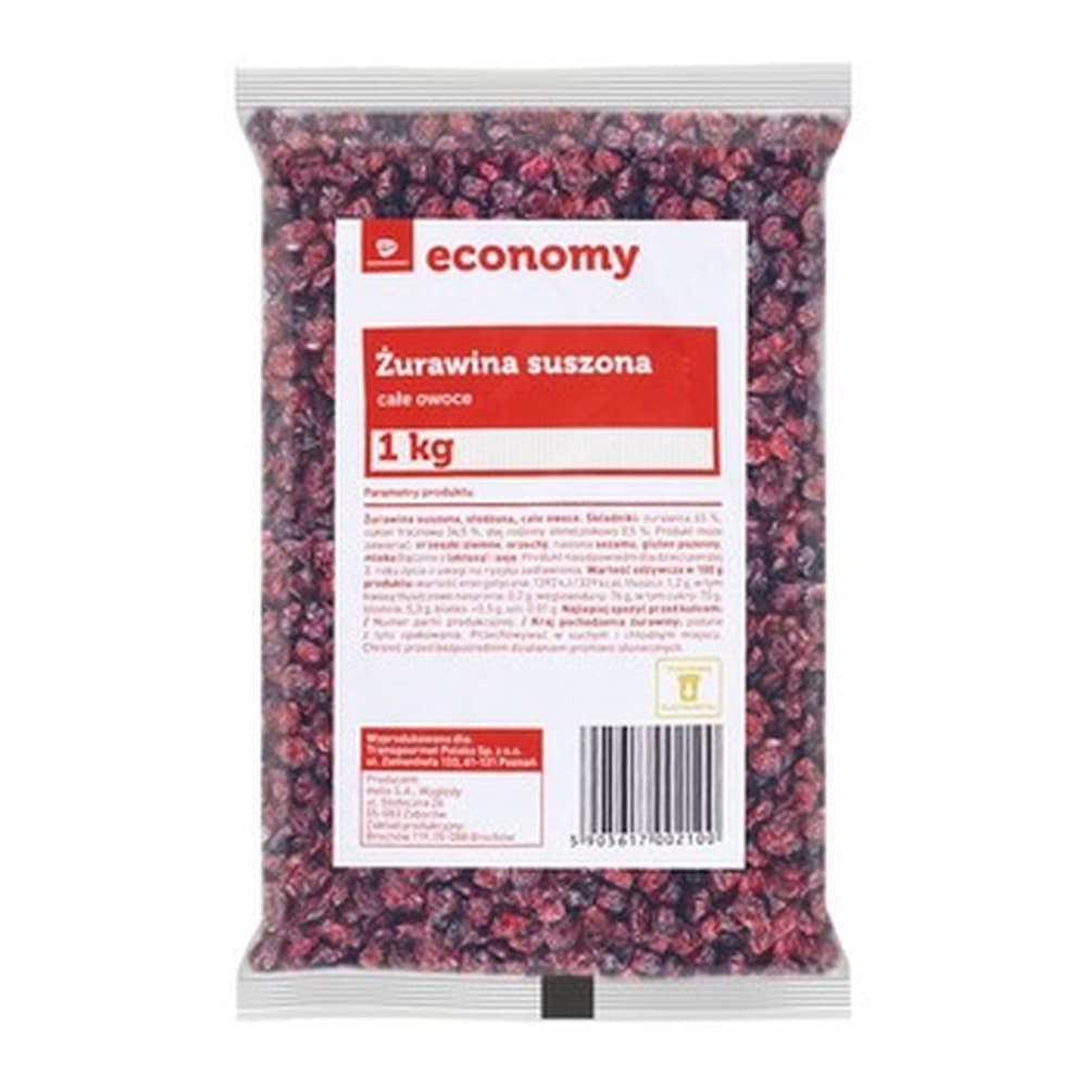 Żurawina suszona cała 1 kg