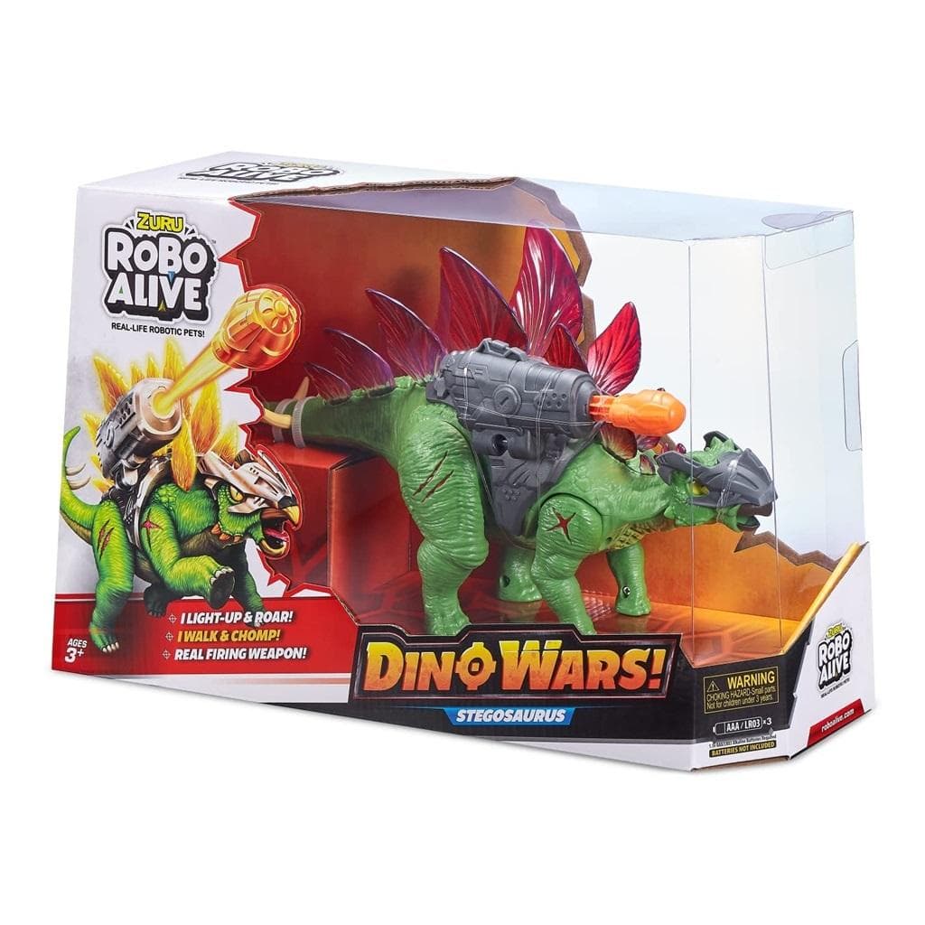 Zuru Robo Alive Dino Wars Stegozaur zabawka interaktywna 3+