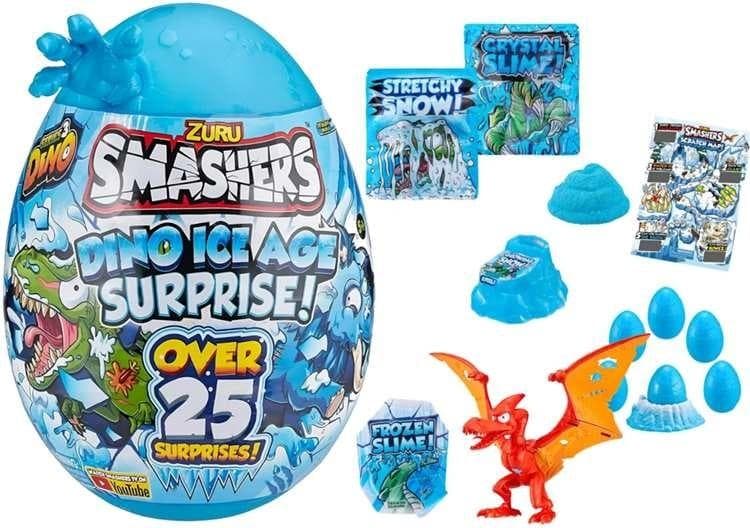 Zuru Smashers Dino Ice Age Jajko Niespodzianka 20+ elementów
