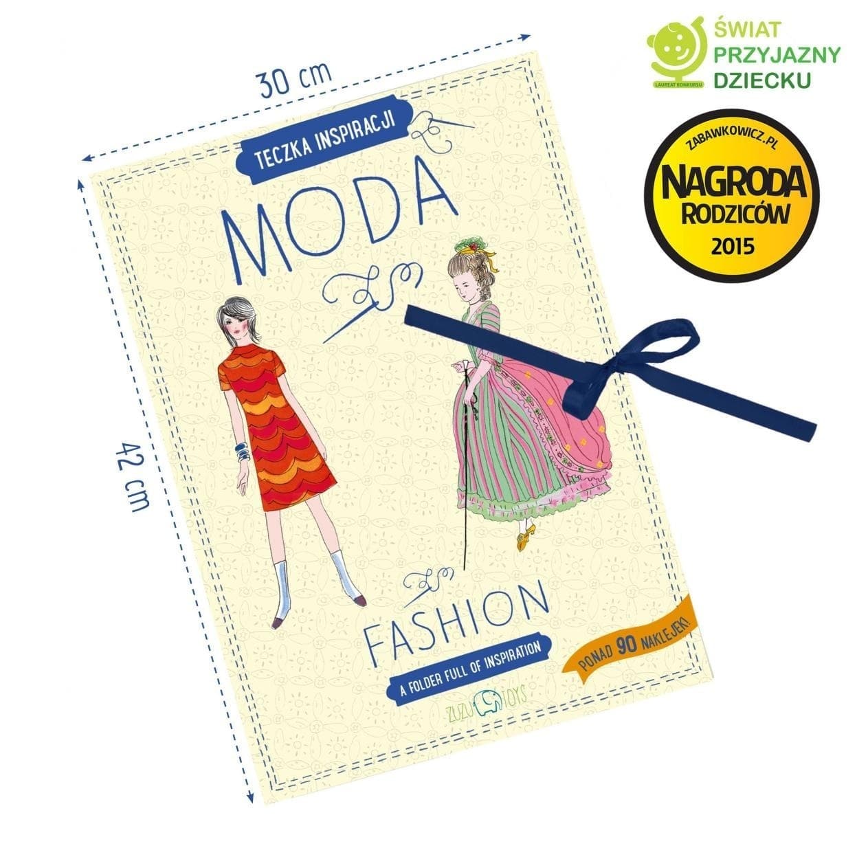 Zuzu Toys Teczka Inspiracji MODA, Kreatywna Książka dla Dzieci 8+