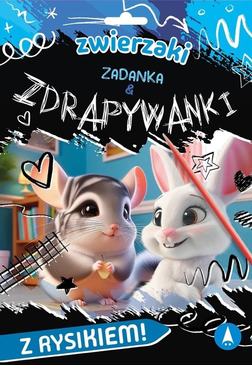 Zwierzaki. Zadanka i zdrapywanki dla dzieci - Monika Ślizowska