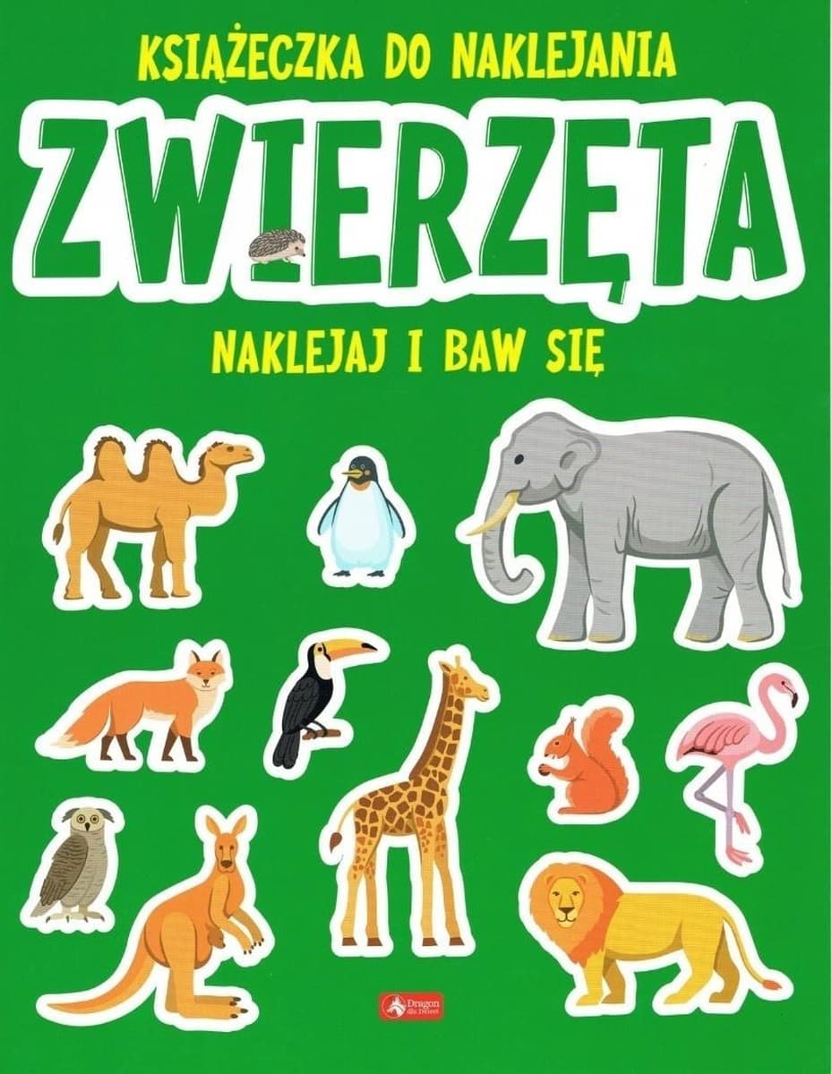 Zwierzęta - Książeczka do naklejania dla dzieci