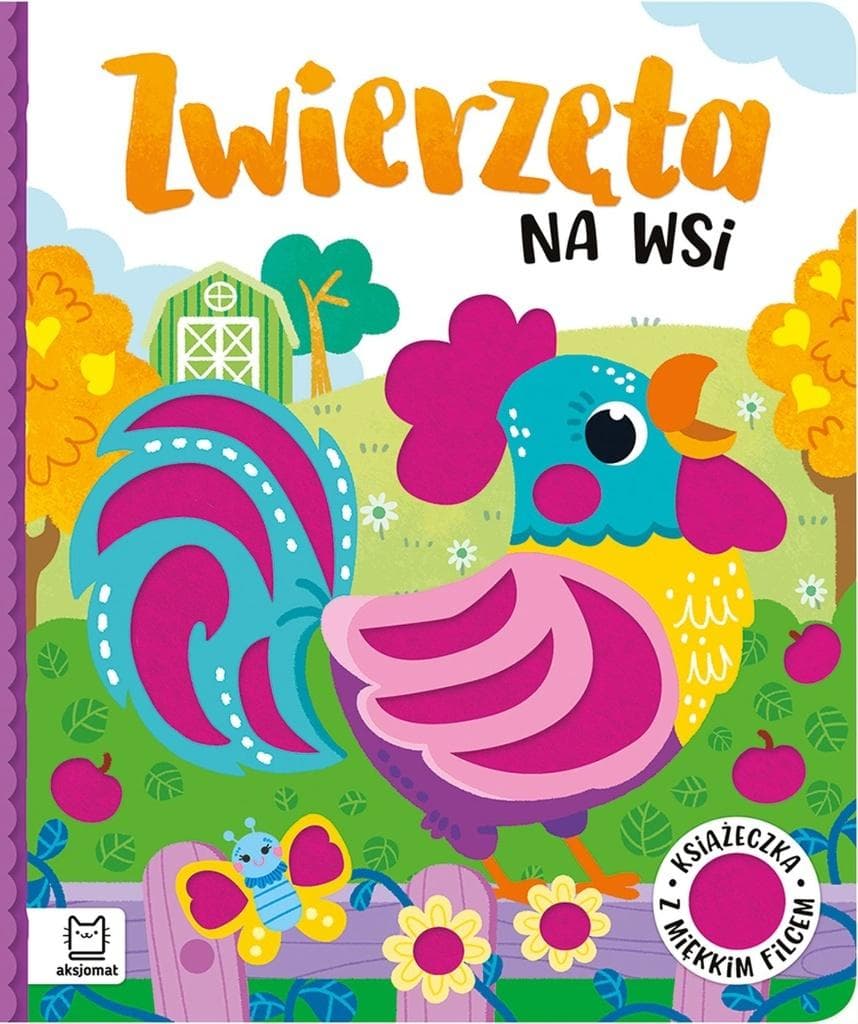 Zwierzęta na Wsi. Książeczka sensoryczna dla dzieci